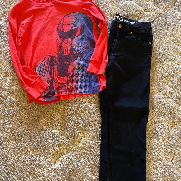 Carter's Other - Carter's Red and Black Kids Matching Set